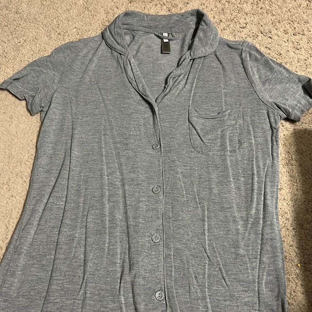 SKIMS Gray pajama set
